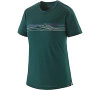 PATAGONIA W's Cap Cool Merino Blend Graphic Shirt - Damen - Grün - Größe XS- Modell 2026