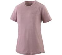 Patagonia - Women's Cap Cool Merino Graphic Shirt - Merinoshirt, Gr. L, rosa (Multi-Pitch:QuietViolet)