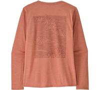 Patagonia Damen Funktionsshirt Capilene® Cool Daily Graphic Langarm Koralle Größe L