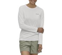 Patagonia L/S CapCool DailyGraphic Damen L Boardshort Logo Light Plume Grey: White