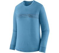 PATAGONIA W's L/s Cap Cool Merino Blend Graphic Shirt - Damen - Blau - Größe XS- Modell 2026