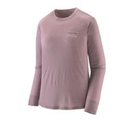 PATAGONIA W's L/S Cap Cool Merino Blend Graphic Shirt, L Fitz Roy Strata: Quiet Violet