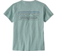 Patagonia W's P-6 Logo Responsibili Damen T-Shirt p-6 outline: virtually blue L