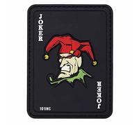 Patch 3D Joker 8 x 5 cm Tactical Militär Abzeichen für Rucksack Kleidung & Gear