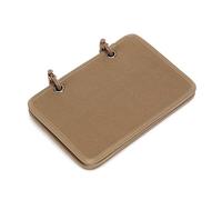 Patch Board, 4er-Pack Flip-Page Patchbuch, Mini Display Panel Halter mit abnehmbaren Ringbüchern für Klett-Patch-Sammlungen, 10,6" x 7,1"