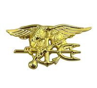 Patch Nation US Navy Seal Special Ops Adler Metall Fan Pin Badge Brosche, 70mm Wide 30mm High, Aluminium