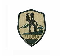Stoff-Aufnäher Hiking Adventure 8 x 6 cm Wandern Abenteuer
