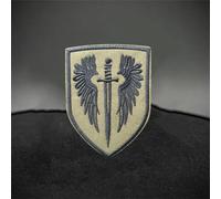 Patches Klett, Erzengel Michael Patch Gestickt Taktische Moral Patch Applikationen für Kleidung Taschen Rucksack Uniform Weste Hundegeschirr Helm Militär Taktisch