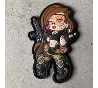 PATCHLAB Airsoft Heads MYST Airsoft Anna Vargas #8 Love PVC Morale Patch Hook & Loop Backpacks | Army, Patriots, Military Patches, Army 3"