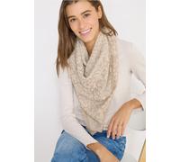 Cecil Patchwork-Halstuch Damen One Size 57% Modal 43% Baumwolle Mocha Taupe