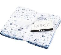 Patchworkstoff blau 45x55 cm 4 Stück