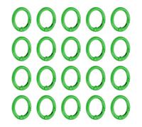 PATIKIL 1 In Feder O Ring 50Stk O Ring Clip Schlüsselring Clip Geldbörsen Clip Auslöser Schnalle Kreis Metall Binder Schnapp Rund Für Handtaschen Riemen Geldbörse Schultertasche Grün