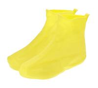 PATIKIL 1 Stück Silikon Schuhüberzieher M wasserdichte Schuhe Abdeckung rutschfeste Überschuhe Gelb