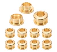 PATIKIL 10 Satz Ösen Set, 5mm Tülle Werkzeug Metall Ösen, Bogen Tüllen Kit Metallösen, Ösenzange Kit für Schuhe Kleidung Gürteltasche DIY Planen Tasche Gewebe, Hellgold