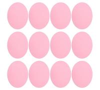 PATIKIL 12 Stück Bügelflicken 11x14cm Stoffflicken zum Aufbügeln Flicken Selbstklebend Stoff Samt Flicken Set zum Reparieren und Dekorieren von Kleidung, Hosen, Hemden, Jacken, Hellrosa