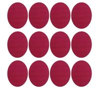 PATIKIL 12 Stück Bügelflicken 11x14cm Stoffflicken zum Aufbügeln Flicken Selbstklebend Stoff Samt Flicken Set zum Reparieren und Dekorieren von Kleidung, Hosen, Hemden, Jacken, Pink