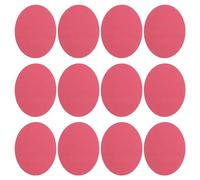 PATIKIL 12 Stück Bügelflicken 11x14cm Stoffflicken zum Aufbügeln Flicken Selbstklebend Stoff Samt Flicken Set zur Reparatur und Dekoration von Kleidung, dunkelrosa
