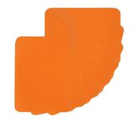 PATIKIL 15 Stück Bügelflicken 9.5x12.5cm Aufbügel Patches 5x4 Stoff Aufbügelflicken 100% Baumwolle Reparatur Flicken Kit für Kleidung Hosen Ausbessern und Dekorieren Orange-Gelb
