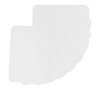 PATIKIL 15 Stück Bügelflicken 9.5x12.5cm Aufbügel Patches 5x4 Stoff Aufbügelflicken 100% Baumwolle Reparatur Flicken Kit für Kleidung Hosen Ausbessern und Dekorieren Weiß