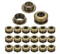 PATIKIL 20 Satz Ösen Set, 7mm Tülle Werkzeug Metall Ösen, Bogen Tüllen Kit Metallösen, Ösenzange Kit für Schuhe Kleidung Gürteltasche DIY Planen Tasche Gewebe, Bronze