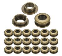 PATIKIL 20 Satz Ösen Set, 8mm Tülle Werkzeug Metall Ösen, Bogen Tüllen Kit Metallösen, Ösenzange Kit für Schuhe Kleidung Gürteltasche DIY Planen Tasche Gewebe, Bronze