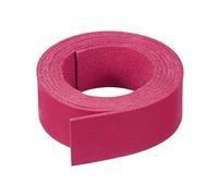PATIKIL 20mm x 1m Lederband Flach, 1.5mm Dick Breit Lederriemen Flaches Wildleder Lederbänder für DIY Zubehör Haustierhalsbänder Gitarrengürtel Halskette Armband, 1 Stück Rose
