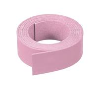 PATIKIL 20mm x 1m Lederband Flach, 1.5mm Dick Breit Lederriemen Flaches Wildleder Lederbänder für DIY Zubehör Haustierhalsbänder Gitarrengürtel Halskette Armband, 1 Stück Rosa