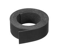 PATIKIL 20mm x 1m Lederband Flach, 1.5mm Dick Breit Lederriemen Flaches Wildleder Lederbänder für DIY Zubehör Haustierhalsbänder Gitarrengürtel Halskette Armband, 1 Stück Schwarz