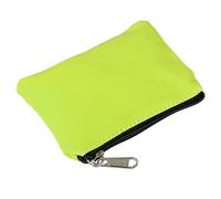 PATIKIL 3.5" x 5" Münzbeutel Tasche 2 Stück Kleine Organizer Taschen Mit Reißverschluss Canvas Für Zuhause Fluoreszierend Grün