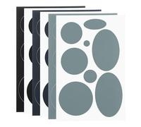 PATIKIL 3.94x5.91" Reparatur Flicken Set Stoff Selbstklebende Flicken für Daunen Jacken Mützen Reparaturen -6 Packung Grau Schwarz Marineblau Blau