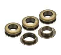 PATIKIL 4 Satz Ösen Set, 10mm Tülle Werkzeug Metall Ösen, Bogen Tüllen Kit Metallösen, Ösenzange Kit für Schuhe Kleidung Gürteltasche DIY Planen Tasche Gewebe, Bronze