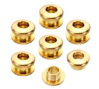 PATIKIL 6 Satz Ösen Set, 5mm Tülle Werkzeug Metall Ösen, Bogen Tüllen Kit Metallösen, Ösenzange Kit für Schuhe Kleidung Gürteltasche DIY Planen Tasche Gewebe, Blechbläserklang