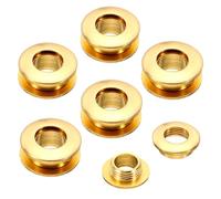 PATIKIL 6 Satz Ösen Set, 8mm Tülle Werkzeug Metall Ösen, Bogen Tüllen Kit Metallösen, Ösenzange Kit für Schuhe Kleidung Gürteltasche DIY Planen Tasche Gewebe, Blechbläserklang