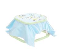 PATIKIL 7,1" x 6,7" Stickrahmen Eckig Verstellbarer ABS Kunststoff Kreuzstichständer, 2 Ebenen Stickrahmenhalter Punch Needle Rahmen Stickständer für Embroidery Kreuzstich Nähen, Grün