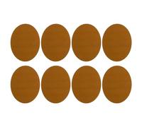 PATIKIL 8 Stück Bügelflicken 11x14cm Stoffflicken zum Aufbügeln Flicken Selbstklebend Stoff Samt Flicken Set zum Reparieren und Dekorieren von Kleidung, Hosen, Hemden, Jacken, Beige