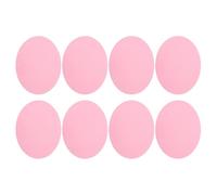 PATIKIL 8 Stück Bügelflicken 11x14cm Stoffflicken zum Aufbügeln Flicken Selbstklebend Stoff Samt Flicken Set zum Reparieren und Dekorieren von Kleidung, Hosen, Hemden, Jacken, Hellrosa