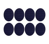 PATIKIL 8 Stück Bügelflicken 11x14cm Stoffflicken zum Aufbügeln Flicken Selbstklebend Stoff Samt Flicken Set zum Reparieren und Dekorieren von Kleidung, dunkelblau