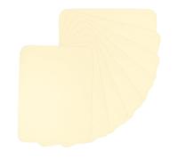 PATIKIL 8 Stück Bügelflicken 9.5x12.5cm Aufbügel Patches 5x4 Stoff Aufbügelflicken 100% Baumwolle Reparatur Flicken Kit für Kleidung Hosen Ausbessern und Dekorieren Beige