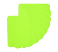 PATIKIL 8 Stück Bügelflicken 9.5x12.5cm Aufbügel Patches 5x4 Stoff Aufbügelflicken 100% Baumwolle Reparatur Flicken Kit für Kleidung Hosen Ausbessern und Dekorieren Fluoreszierendes Grün