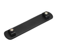 PATIKIL 9" x 2" Leder-Schulterpolster, PU-Leder-Rucksack-Schulterpolster Handtaschen-Schulterpolster-Schutz Abnehmbare Kissenbezüge für Tragetaschen Handtasche Umhängetasche, Schwarz