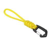 PATIKIL Abzeichenband 4.7" Halskette Schlüsselkette Kordel Metall Spange Haken Ring Riemen für Schlüssel Pfeife ID-Karte Ausweishalter Gelb