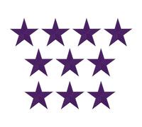 PATIKIL Aufbügelbare Aufnäher 10 Packung 5 Stern Aufnäher Bestickte Aufnäher Applikationen Verzierungen für Kleidung Jacken Hut Rucksack Reparieren Dekorationen Tief Lila