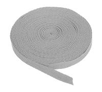 PATIKIL Baumwollband Baumwolle Gurtband 10mm x 9m, Schrägband Baumwoll Nahtband Köperband Saumband Einfassband Stoffband Webband zum Nähen für DIY Basteln Stricken Verpackungen, Hellgrau