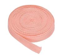 PATIKIL Baumwollband Baumwolle Gurtband 15mm x 9m, Schrägband Baumwoll Nahtband Köperband Saumband Einfassband Stoffband Webband zum Nähen für DIY Basteln Stricken Verpackungen, Rosa