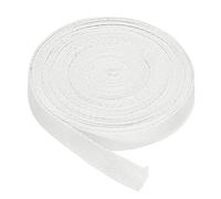PATIKIL Baumwollband Baumwolle Gurtband 15mm x 9m, Schrägband Baumwoll Nahtband Köperband Saumband Einfassband Stoffband Webband zum Nähen für DIY Basteln Stricken Verpackungen, Weiß