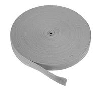 PATIKIL Baumwollband Baumwolle Gurtband 20mm x 45m, Schrägband Baumwoll Nahtband Köperband Saumband Einfassband Stoffband Webband zum Nähen für DIY Basteln Stricken Verpackung, Dunkelgrau