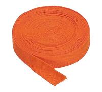 PATIKIL Baumwollband Baumwolle Gurtband 20mm x 9m, Schrägband Baumwoll Nahtband Köperband Saumband Einfassband Stoffband Webband zum Nähen für DIY Basteln Stricken Verpackungen, Orange