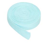 PATIKIL Baumwollband Baumwolle Gurtband 20mm x 9m, Schrägband Baumwoll Nahtband Köperband Saumband Einfassband Stoffband Webband zum Nähen für DIY Basteln Stricken Verpackungen, Hellblau