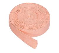 PATIKIL Baumwollband Baumwolle Gurtband 20mm x 9m, Schrägband Baumwoll Nahtband Köperband Saumband Einfassband Stoffband Webband zum Nähen für DIY Basteln Stricken Verpackungen, Rosa