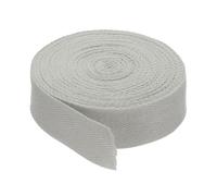 PATIKIL Baumwollband Baumwolle Gurtband 30mm x 9m, Schrägband Baumwoll Nahtband Köperband Saumband Einfassband Stoffband Webband zum Nähen für DIY Basteln Stricken Verpackungen, Hellgrau